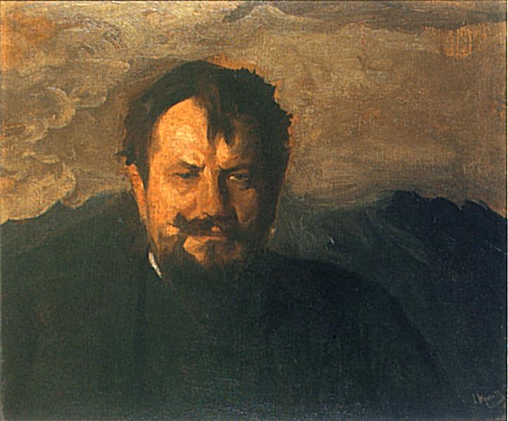    <b> Portret Jana Kasprowicza</b><br>1898  Olej na płótnie. 59 x 68 cm<br>Muzeum Narodowe, Kraków  