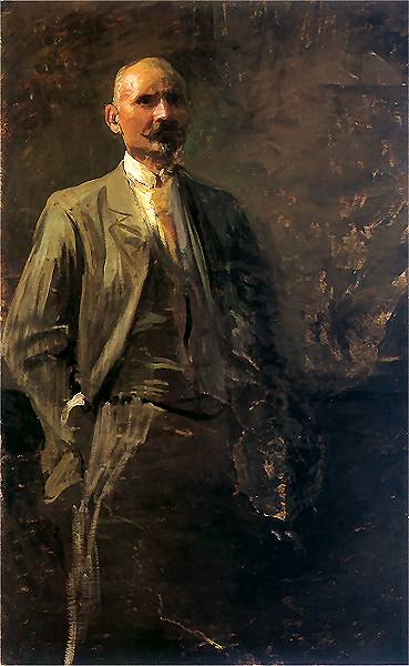    <b> Autoportret</b><br>1900  Olej na płótnie. 156 x 95,5 cm<br>Muzeum Narodowe, Wrocław  