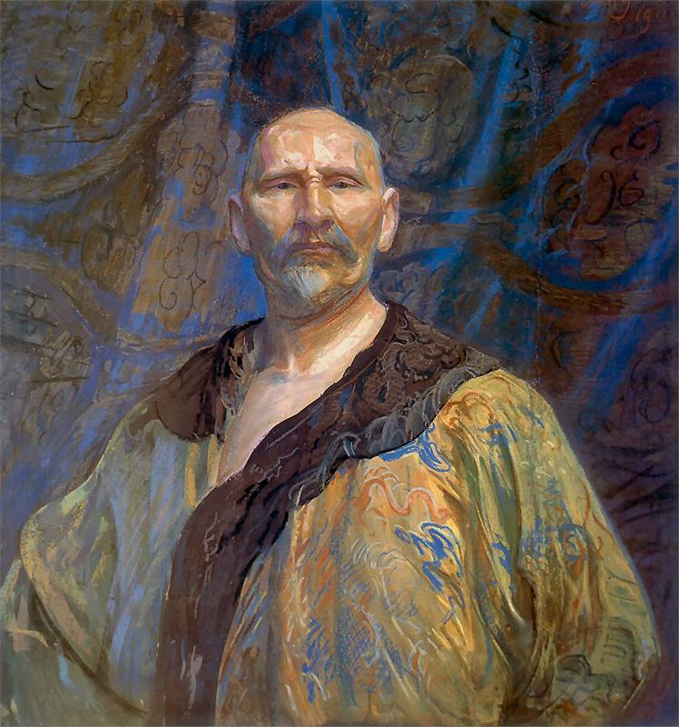    <b> Autoportret w chińskim kaftanie</b><br>1911  <br>Muzeum Narodowe, Warszawa  