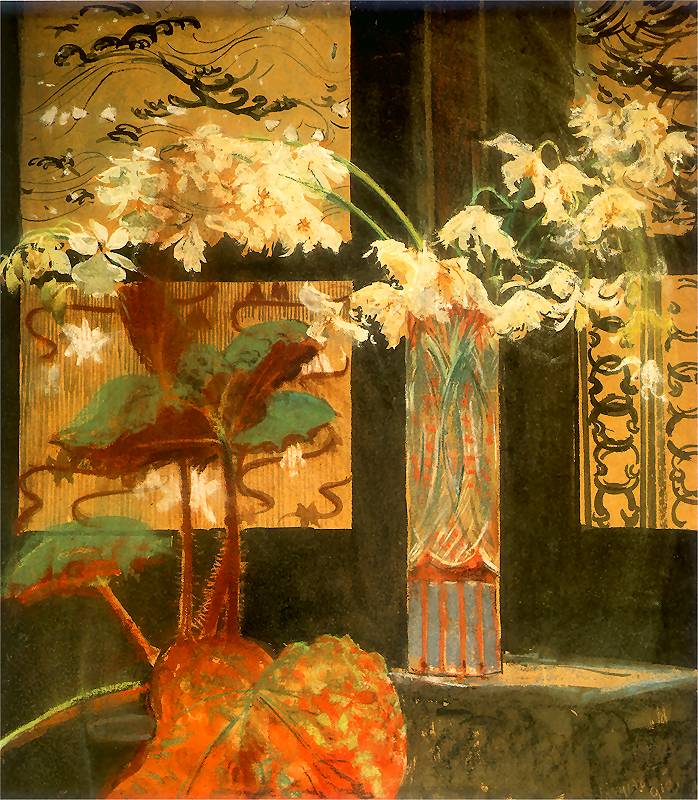    <b> Storczyki</b><br>1910  Pastel na papierze. 72 x 62 cm<br>Muzeum Narodowe, Warszawa  