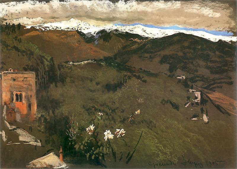    <b> Grenada</b><br>1905  Pastel na papierze. 60 x 84 cm<br>Galeria Obrazów, Lwów  